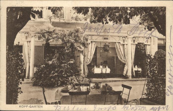 Freiburg Breisgau Hotel Restaurant Kopf Garten