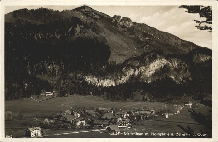 Mettenham Hochplatte Zellerwand