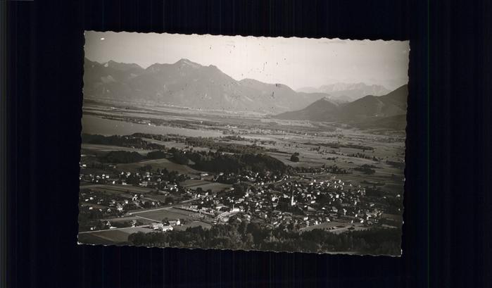 Prien Chiemsee Fliegeraufnahme