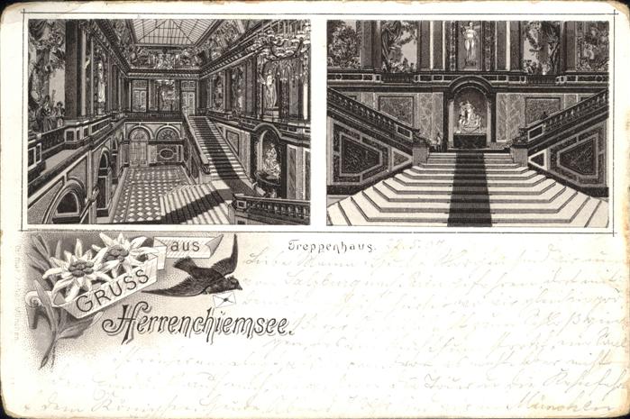 Herrenchiemsee Bayern Treppenhaus