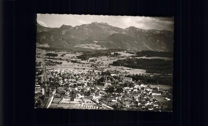 Prien Chiemsee Fliegeraufnahme