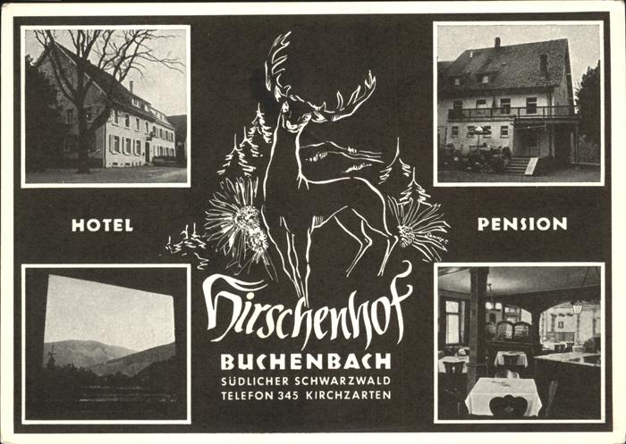 Buchenbach Breisgau Hotel Pension Hirschenhof