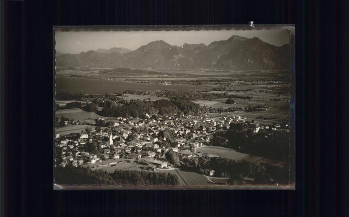 Prien Chiemsee Fliegeraufnahme