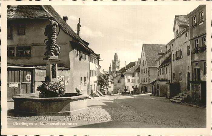 Ueberlingen Bodensee Hanselebrunnen