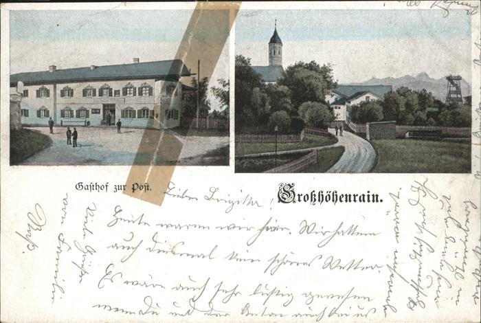 Grosshoehenrain Gasthaus zur Post