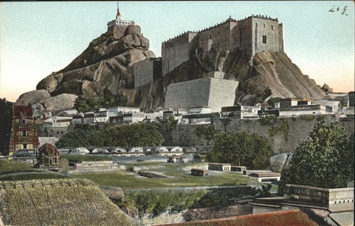 Tritschinopoli Indin Tempelfelsen