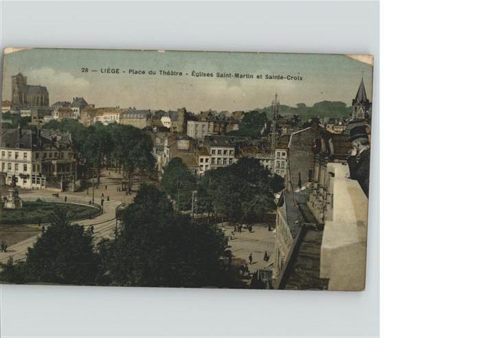 Liege Luettich Place du Theatre