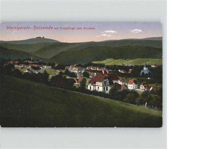Wernigerode Harz Vorgebirge
Brocken