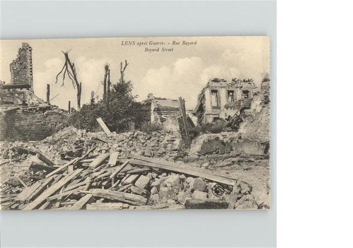 Lens Pas-de-Calais après la 1iere Guerre