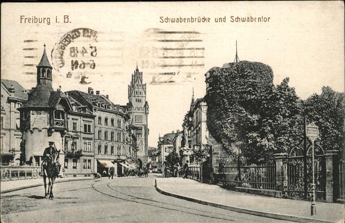Freiburg Breisgau Schwabenbrücke Schwabentor