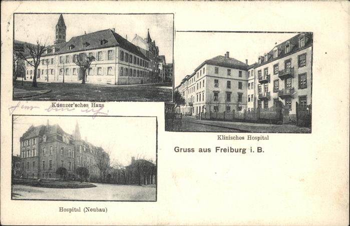 Freiburg Breisgau Kuenzer'sches Haus Klinisches Hospital