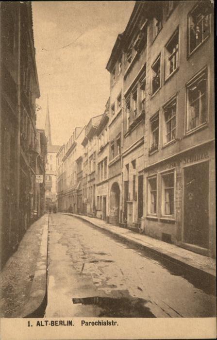 BERLIN  CITY Alt-Berlin Parochialstrasse