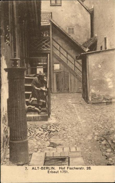BERLIN  CITY Alt-Berlin Hof Fischerstrasse 28