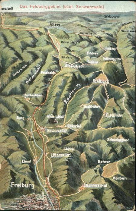 Freiburg Breisgau Feldberggebiet