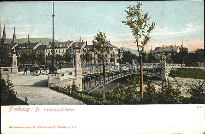 Freiburg Breisgau Friedrichsbrücke