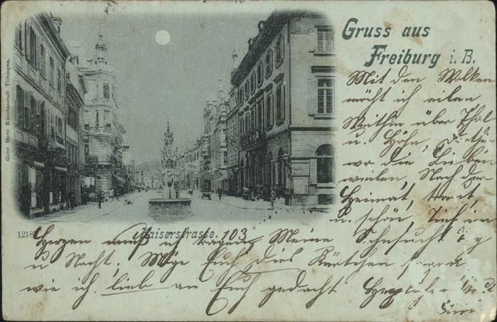 Freiburg Breisgau Kaiserstraße