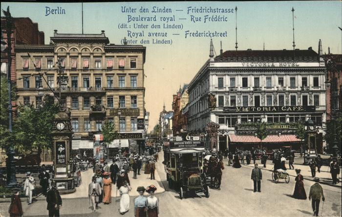 BERLIN  CITY Unter den Linden Friedrichstrasse