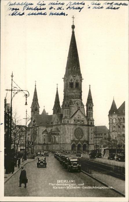 BERLIN  CITY Kaiser-Wilhelm-Gedaechtniskirche