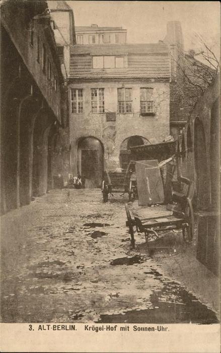BERLIN CITY Alt-Berlin Kroegel-Hof