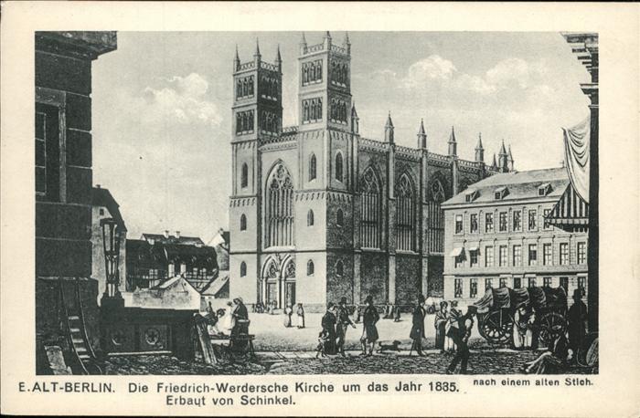 BERLIN CITY Alt-Berlin Friedrich-Werdersche Kirche