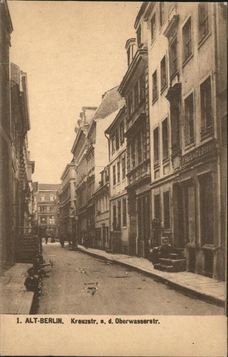 Berlin Alt-Berlin Kreuzstraße
