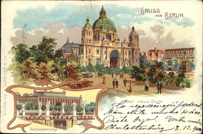 Berlin neuer Dom Schlossbrücke