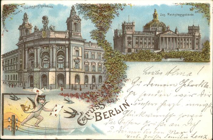 Berlin Reichstagsgebäude Reichspostgebäude