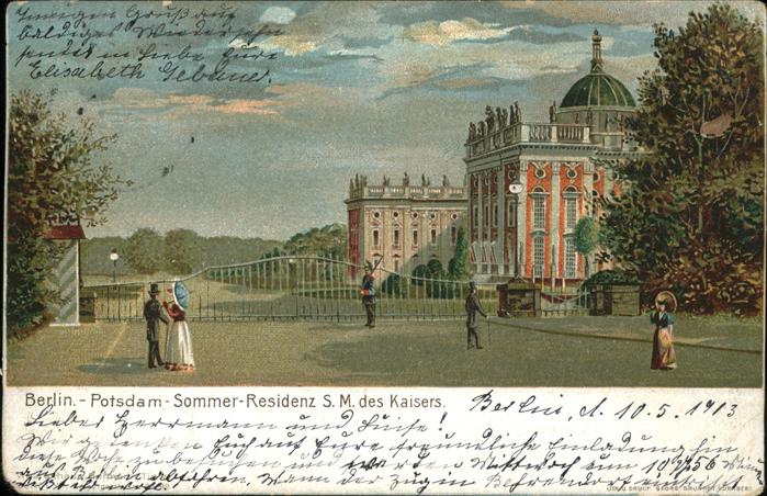 Berlin Potsdam Sommer Residenz des Kaisers