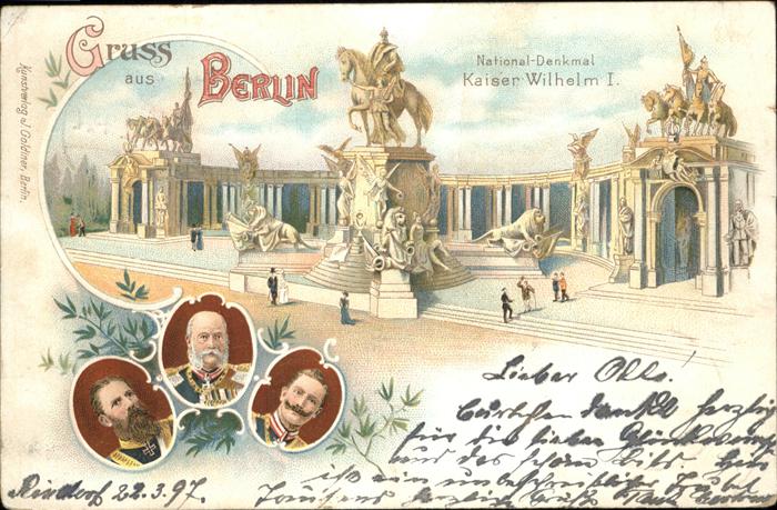 Berlin Denkmal Kaiser Wilhelm I.