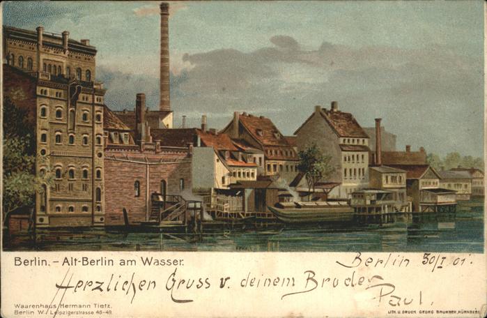 Berlin Alt-Berlin am Wasser