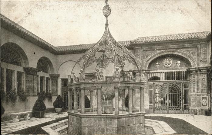 Berlin Leipziger Straße Sommergarten Brunnen