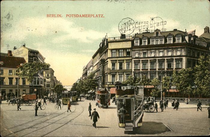 Berlin Potsdamerplatz Straßenbahn