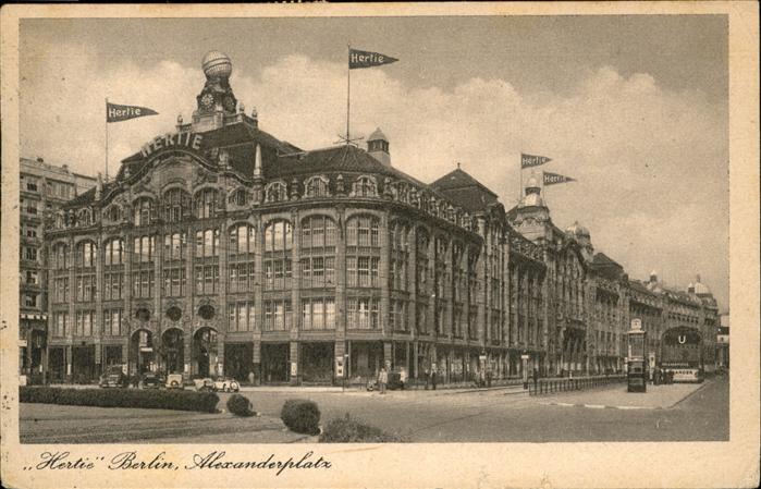 BERLIN  CITY Hertie Alexanderplatz