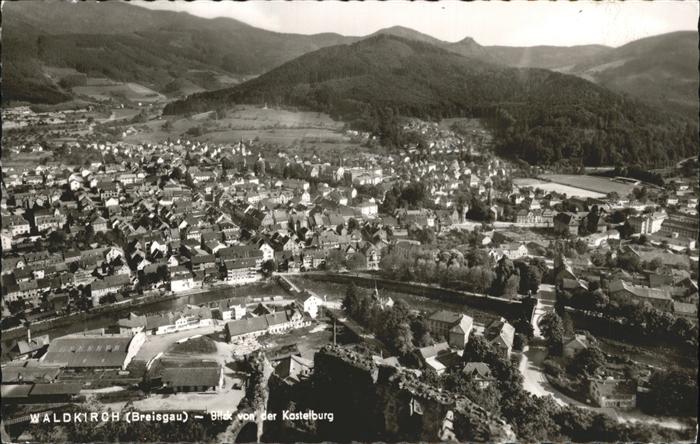 Waldkirch Breisgau Blick von Kastelburg