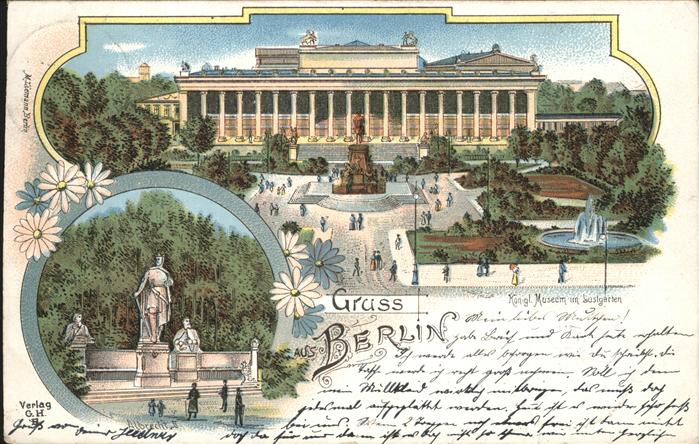 Berlin Kgl. Museum Lustgarten Albrecht II.