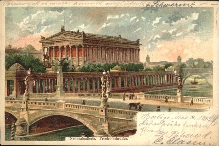 Berlin Nationalgalerie Friedrichsbrücke