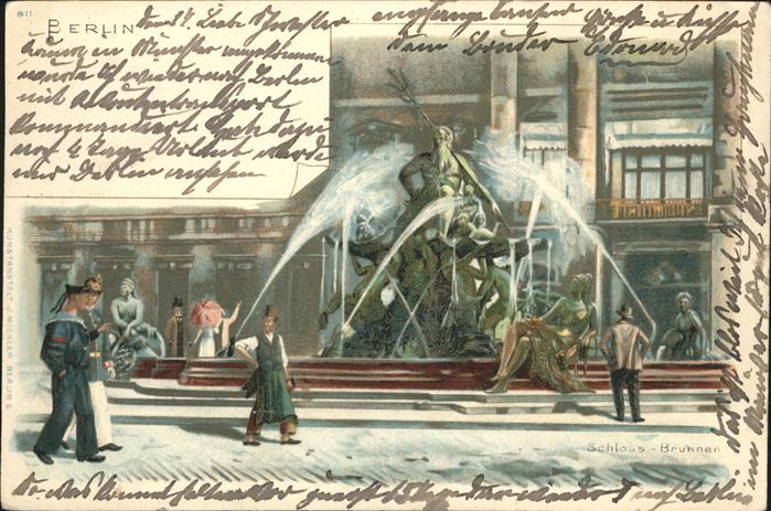 Berlin Schloss-Brunnen