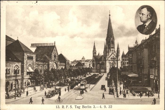 BERLIN  CITY R.F.S. Tag Strassenbahn