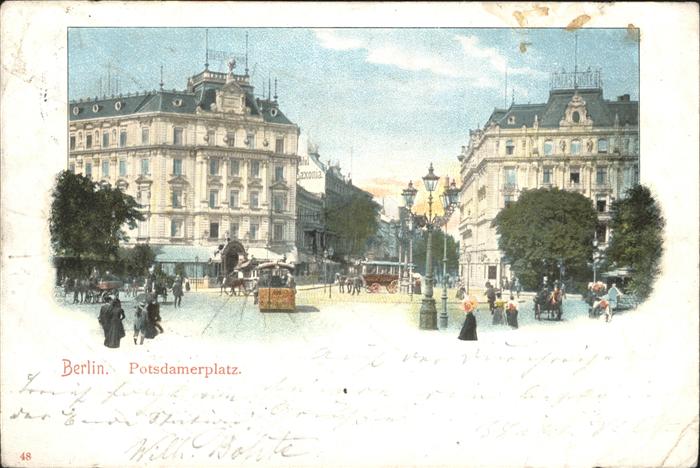 Berlin Potsdamer Platz Straßenbahn