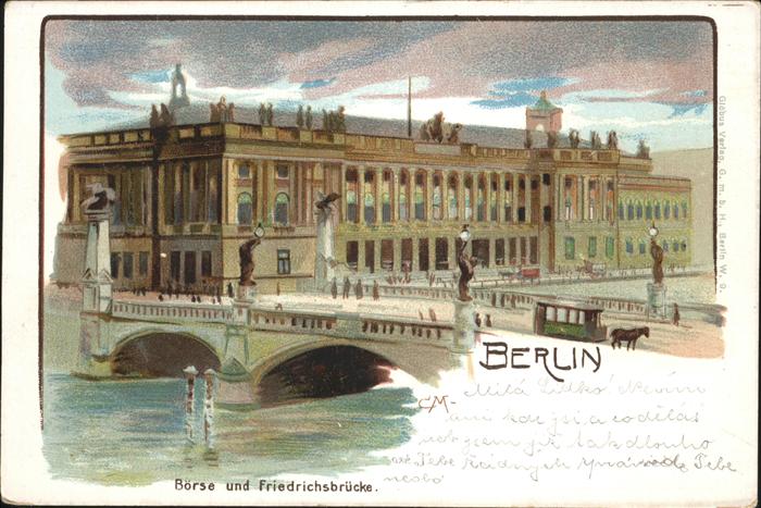 Berlin Börse Friedrichsbrücke