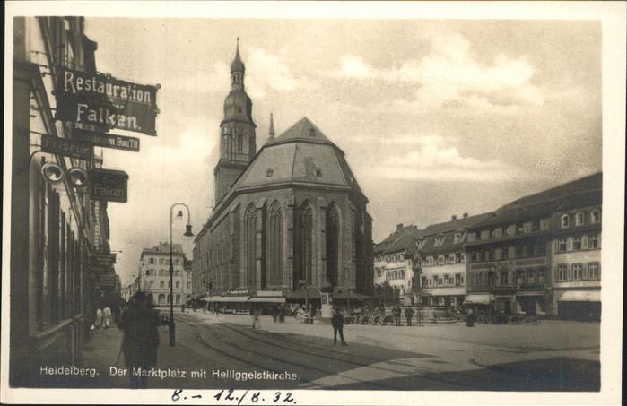 Heidelberg Neckar Marktplatz