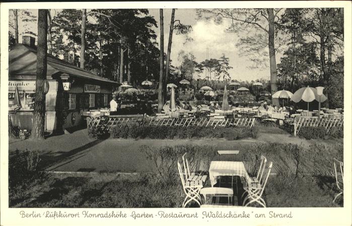 BERLIN  CITY Garten-Restaurant Waldschaenke