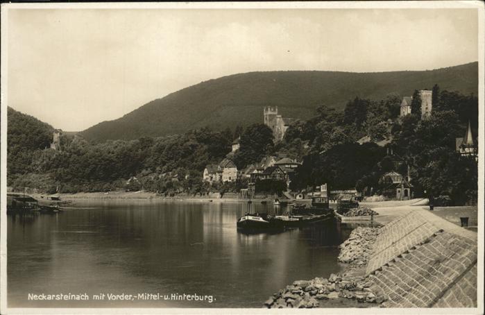 Neckarsteinach Vorder-  Mittel-,  und Hinterburg