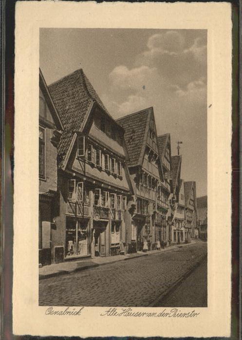 OSNABRueCK  CITY Bierstrasse 
Alte Haeuser