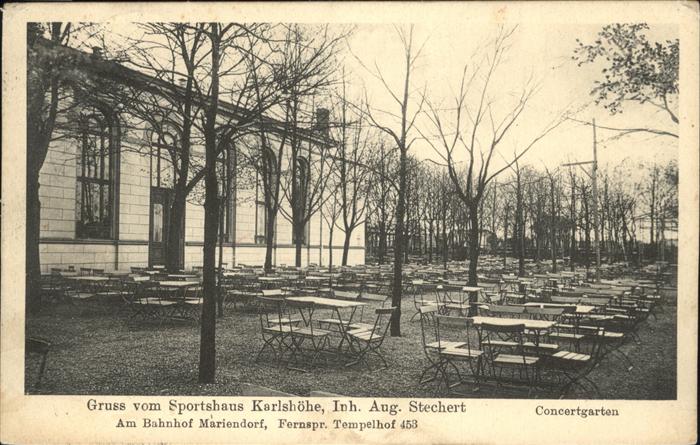 Berlin Sportshaus Karlshöhe