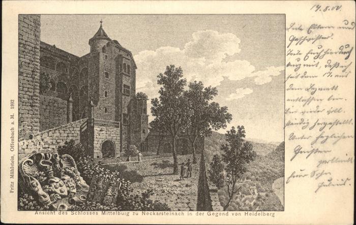 Neckarsteinach Mittelburg