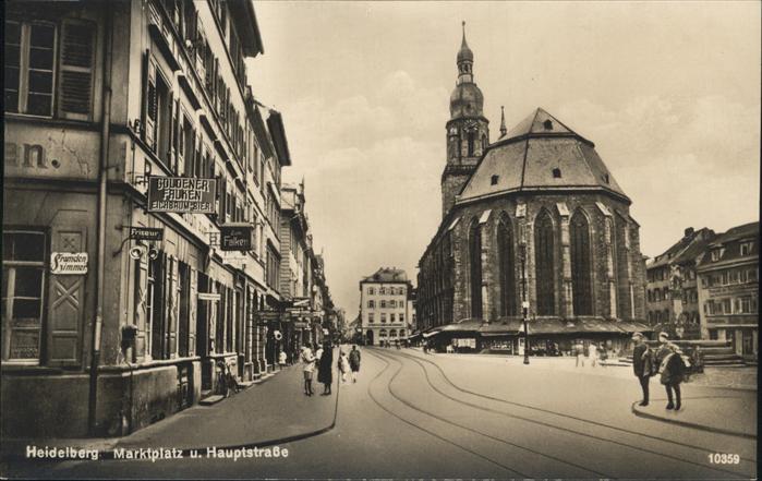 Heidelberg Neckar Marktplatz
Hauptstraße