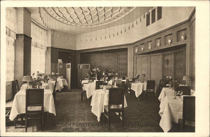 BERLIN  CITY Fuerstenhof-Restaurant
