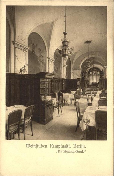 BERLIN  CITY Weinstuben Kempinski