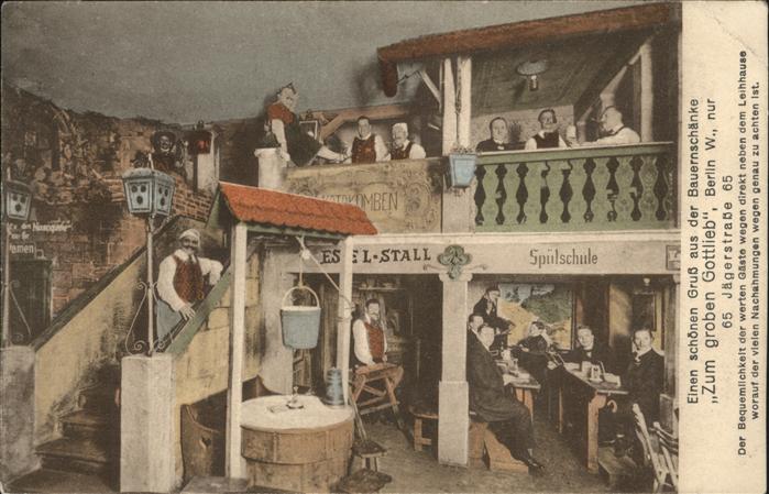 BERLIN  CITY Bauernschaenke
Zum groben Gottliieb